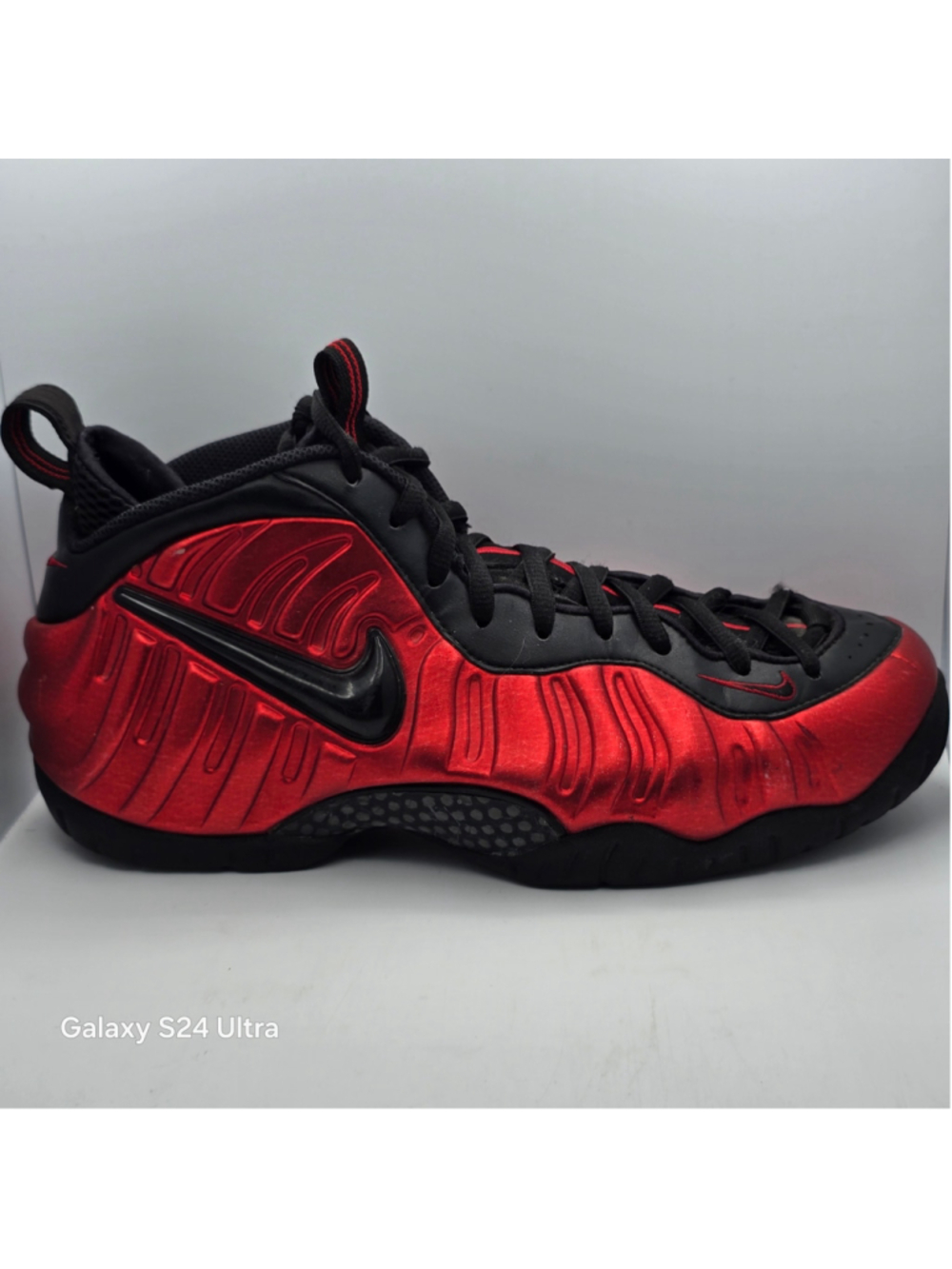 Nike Foamposite Pro University Red Black Sz 9.5 DS Chicago Bulls